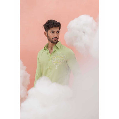 Runit Gupta Green Balloon Vacay Shirt