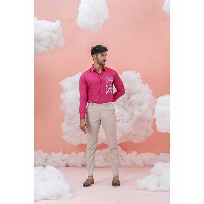 Runit Gupta Pink Wave Off Shirt