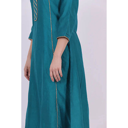 Saatvikei Kaavya - Turquoise Kurta