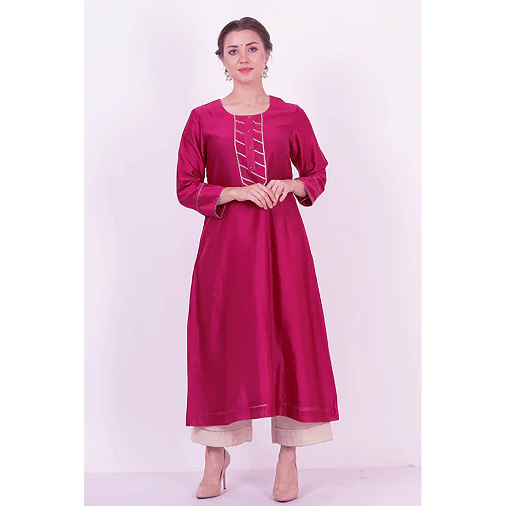 Saatvikei Kumud - Wine Kurta