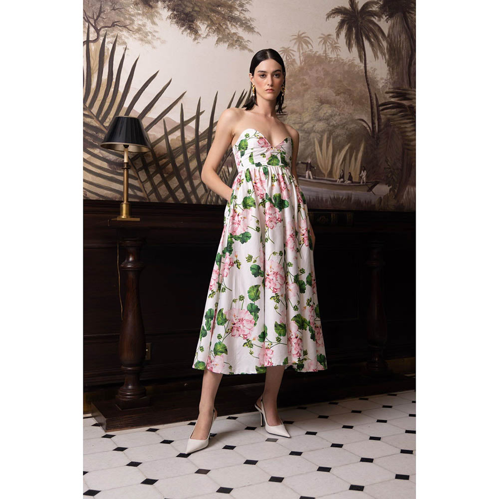Sage By Mala Blush Petals Dress