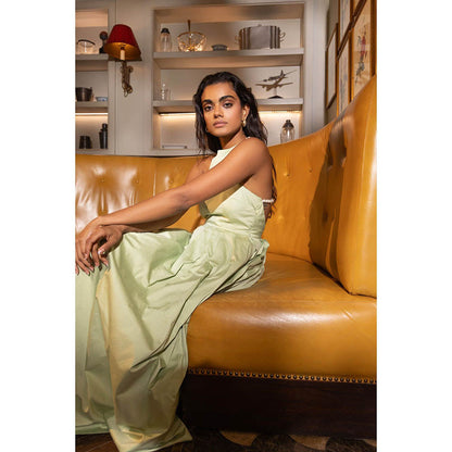 Sage By Mala Pistachio Pearl Dress