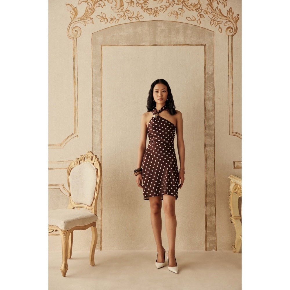 Sage By Mala Women Wine Satin Midi Dress