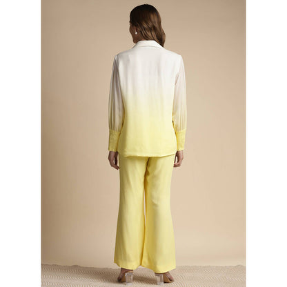 SAKSHI KHETTERPAL Sunshine Ombre Embroidered Co-Ord (Set of 2)
