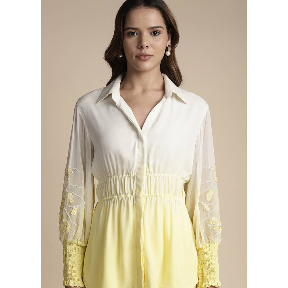 SAKSHI KHETTERPAL Sunshine Ombre Elasticated Co-Ord (Set of 2)