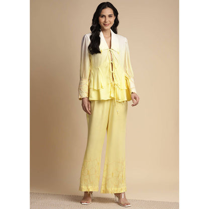 SAKSHI KHETTERPAL Sunshine Ombre Tie Up Co-Ord (Set of 2)