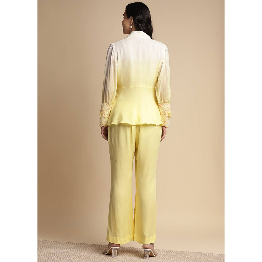 SAKSHI KHETTERPAL Sunshine Ombre Tie Up Co-Ord (Set of 2)
