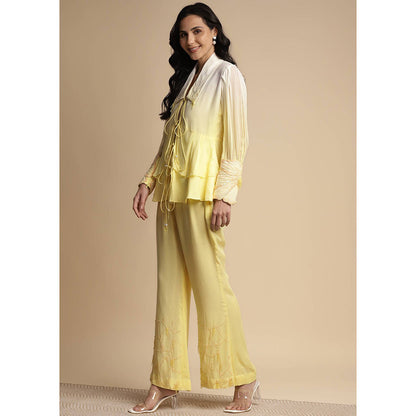 SAKSHI KHETTERPAL Sunshine Ombre Tie Up Co-Ord (Set of 2)