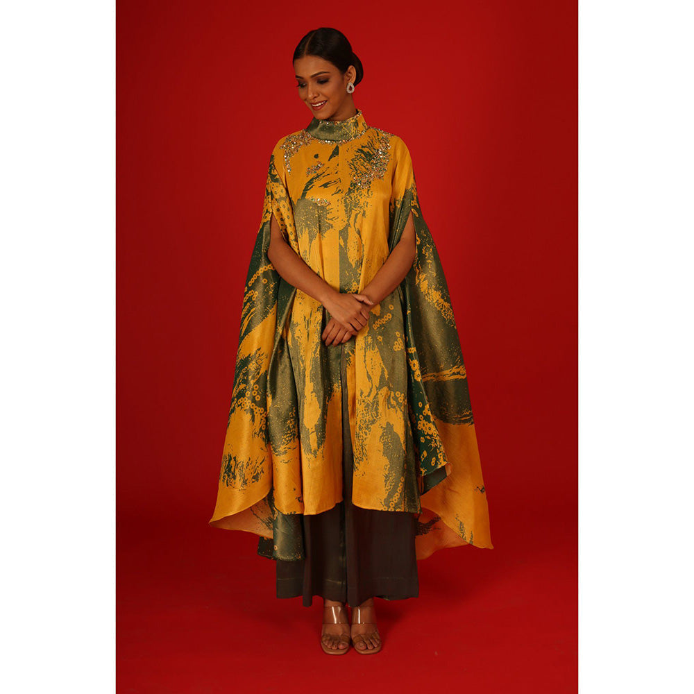 Saksham & Neharicka Kaftan Style Multi-Color Dress