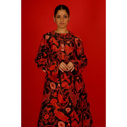 Saksham & Neharicka Kamakshya In Chanderi Co-Ord (Set of 2)
