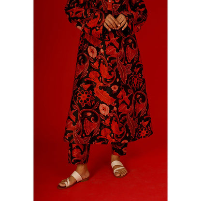 Saksham & Neharicka Kamakshya In Chanderi Co-Ord (Set of 2)