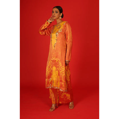 Saksham & Neharicka Ebru In Tissue Co-Ord (Set of 2)