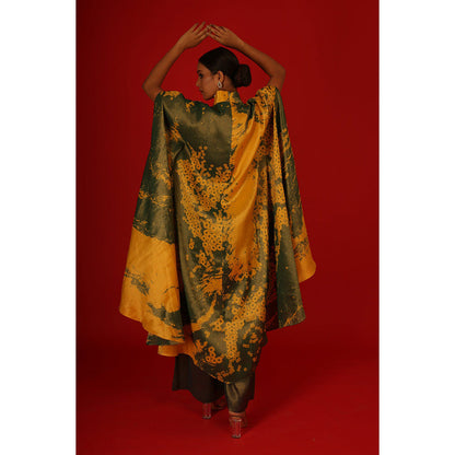 Saksham & Neharicka Kaftan Style In Tissue with Palazzo (Set of 2)