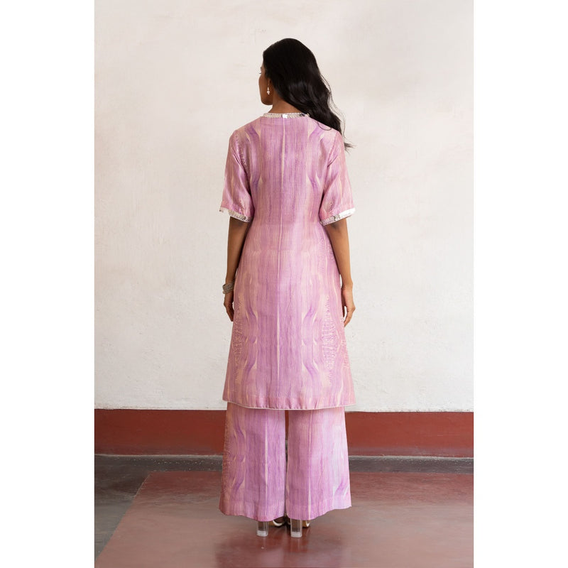 Saksham & Neharicka Pink Shyamoli Kurta