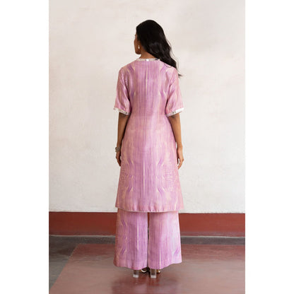 Saksham & Neharicka Pink Shyamoli Kurta