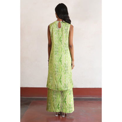 Saksham & Neharicka Green Siya Kurta