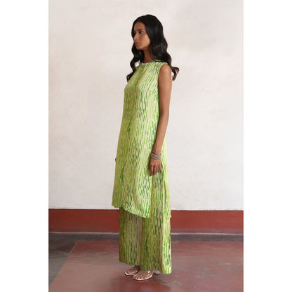 Saksham & Neharicka Green Siya Kurta