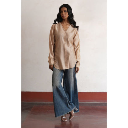 Saksham & Neharicka Mauve Sneha Top