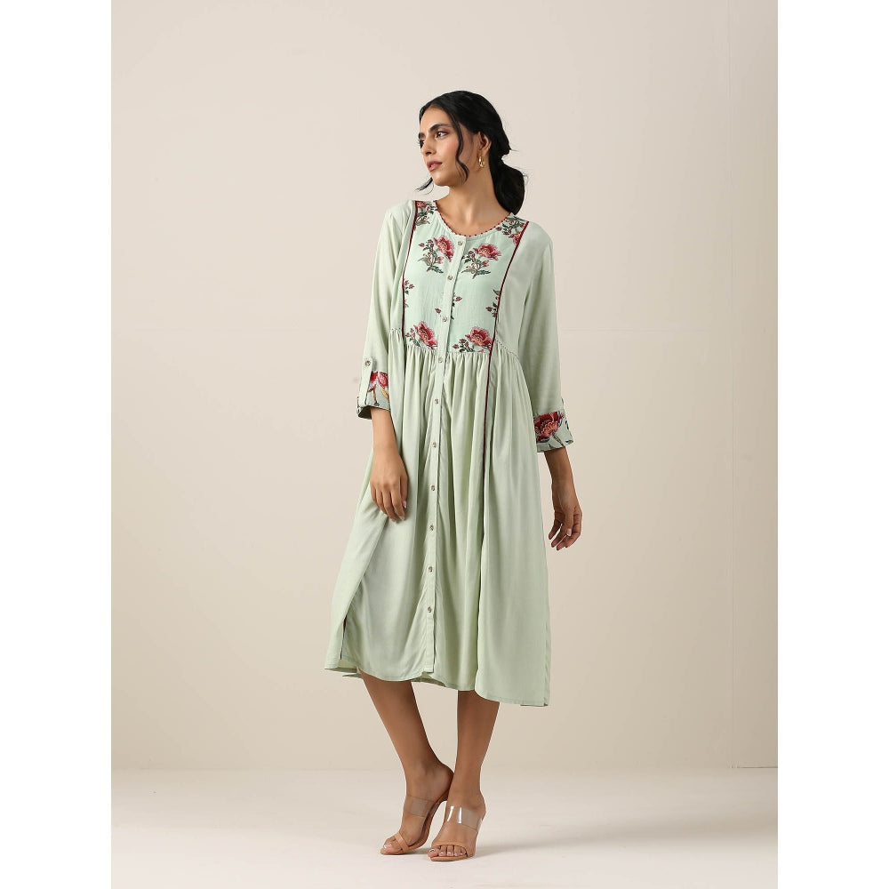 Samvrih Green Dress