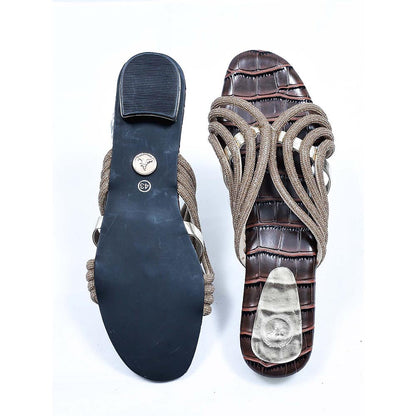 Sana K Luxurious Footwear Brown Gema Sandals