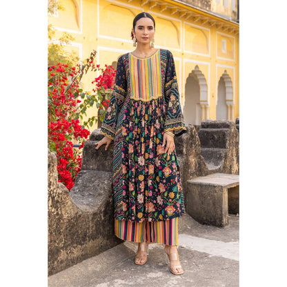 Sandhya Shah Green Zeal Kurta Palazzo (Set of 2)