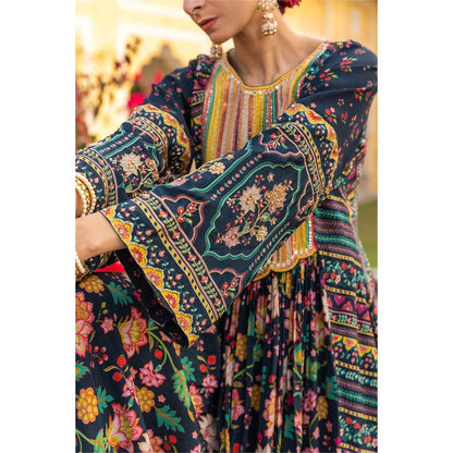 Sandhya Shah Green Zeal Kurta Palazzo (Set of 2)