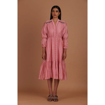 Sandhya Shah Pink Cotton Candy Dress