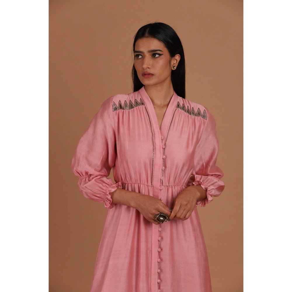 Sandhya Shah Pink Cotton Candy Dress