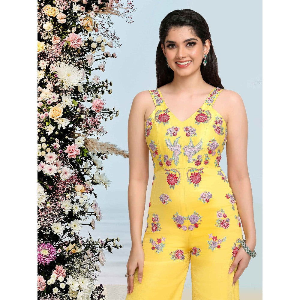 Sanjana Thakur Yellow Jumpsuits