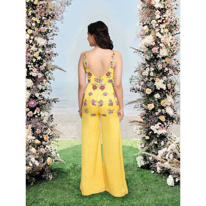 Sanjana Thakur Yellow Jumpsuits
