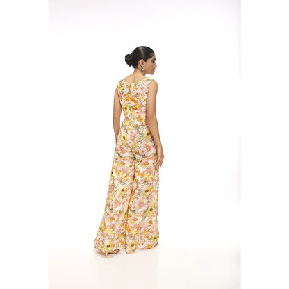 SAYAANIKA Leah Floral Embellished Jumpsuit