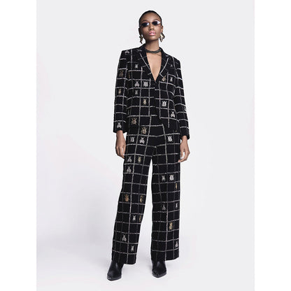 Shahin Mannan Insect Embroidered Co-Ord (Set of 2)