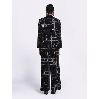 Shahin Mannan Insect Embroidered Co-Ord (Set of 2)