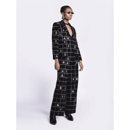 Shahin Mannan Insect Embroidered Co-Ord (Set of 2)