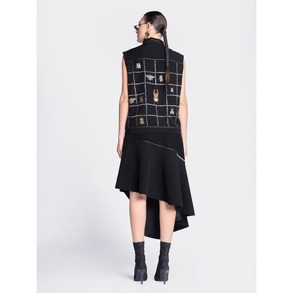 Shahin Mannan Insect Shirt With Asymmetric Skirt (Set of 2)