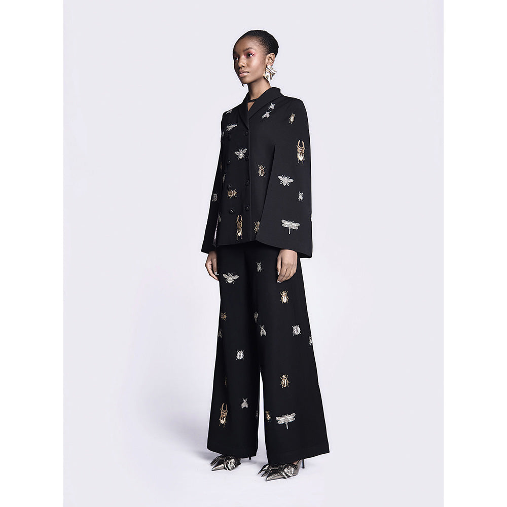 Shahin Mannan Insect Embroidered Co-Ord (Set of 2)