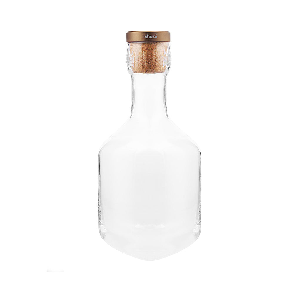Shaze Rose Cage Decanter - For Wine Liquor Scotch Bourbon Vodka - 1000 Ml