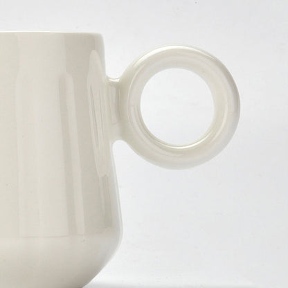 Shaze White Coffee & Tea Mugs - Set of 6 (Ideal For Tea Coffee)
