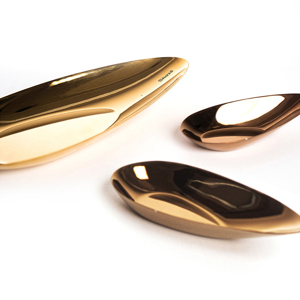 Shaze Stainless Steel The Comet Serving Tray