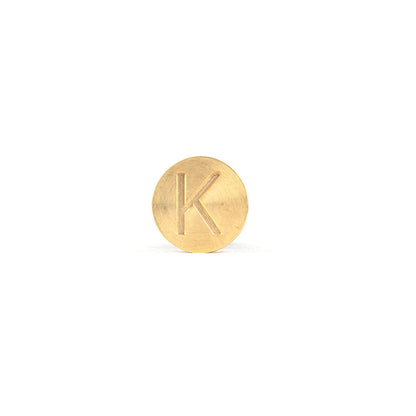 Shaze K Letter Ice Cube Stamp With Silicon Ice Tray