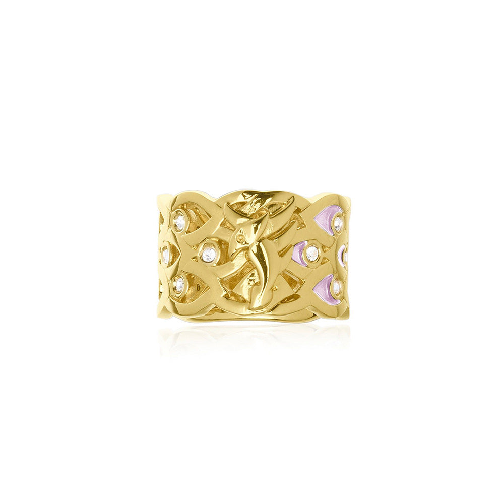 Shaze Erba Zircon Lavender Ring