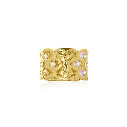 Shaze Erba Zircon Lavender Ring