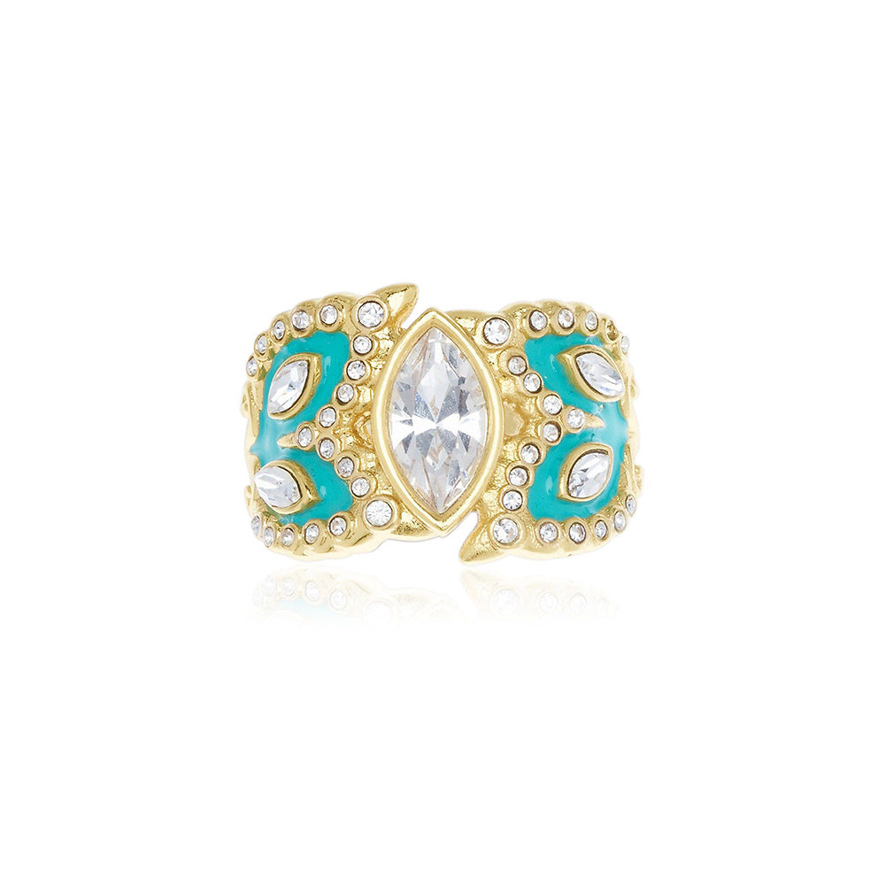 Shaze Verona Classic Green Ring