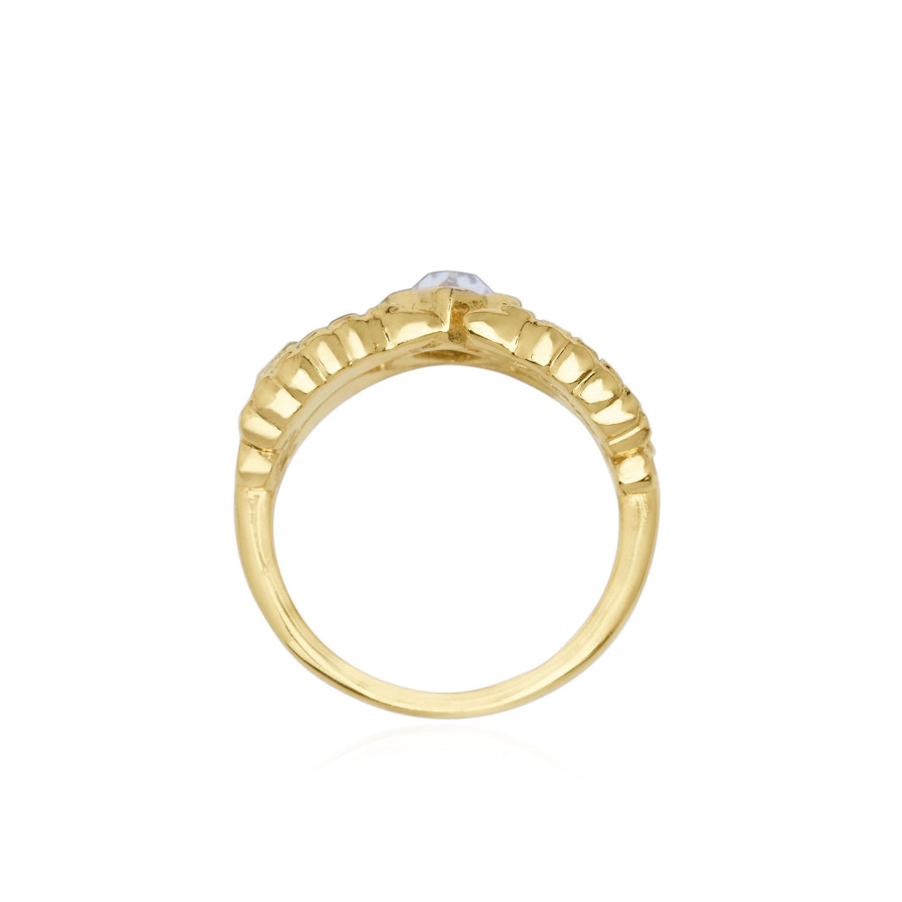 Shaze Verona Classic Maroon Ring