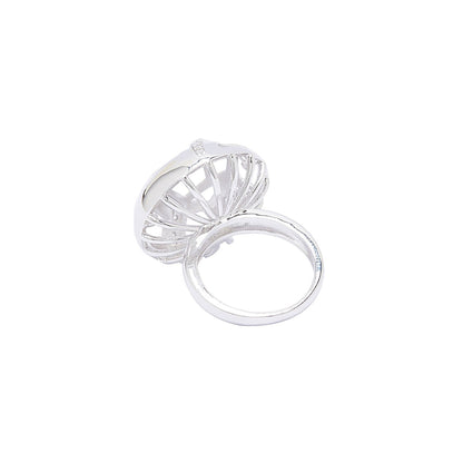 Shaze Football Athlete Inspired Cubic Zirconina Ring Size 5