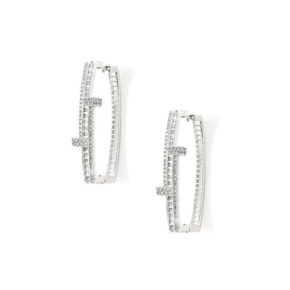 Shaze Dusk Fire Hoops Earrings
