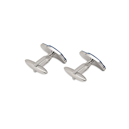 Shaze Route 66 Blue Cufflinks