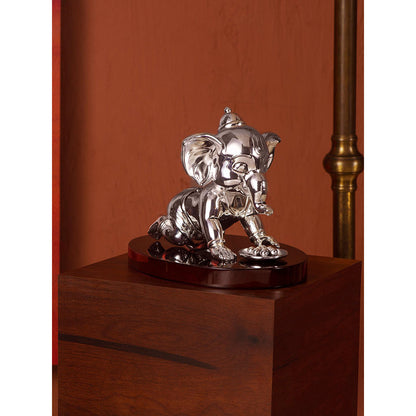 Shaze Silver Lil-Ganesha Figurine