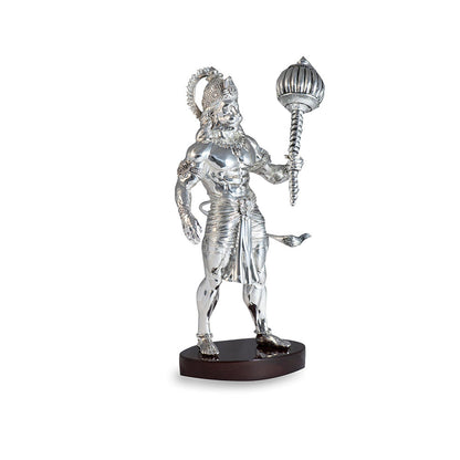 Shaze Silver Boundless Hanuman Figurine