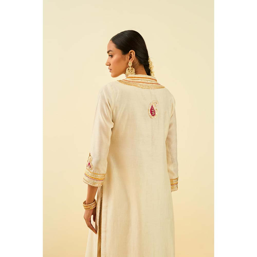 Sheetal Batra Ivory Kurta with Palazzo (Set of 2)